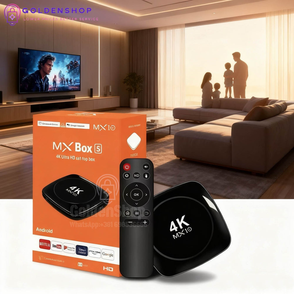 Smart TV BOX Android MxBox10-s 4/64GB 2.4/5G-WIFI Android 14