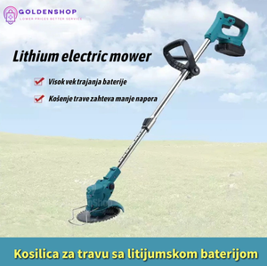 Aku trimer za travu sa 2 baterije 168v