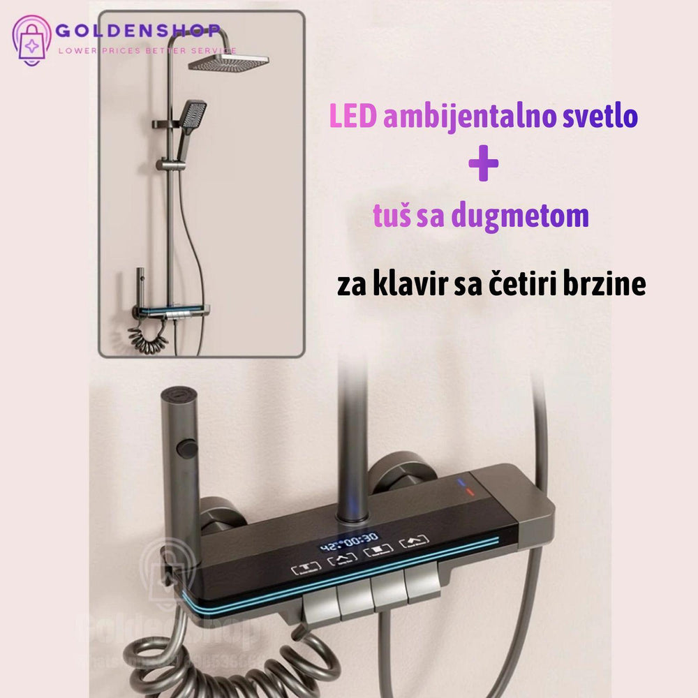 Usponski tus komplet sa led svetlom（Sa digitalnim displejom ）.klavirski tasteri