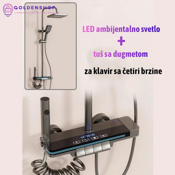 Usponski tus komplet sa led svetlom（Sa digitalnim displejom ）.klavirski tasteri