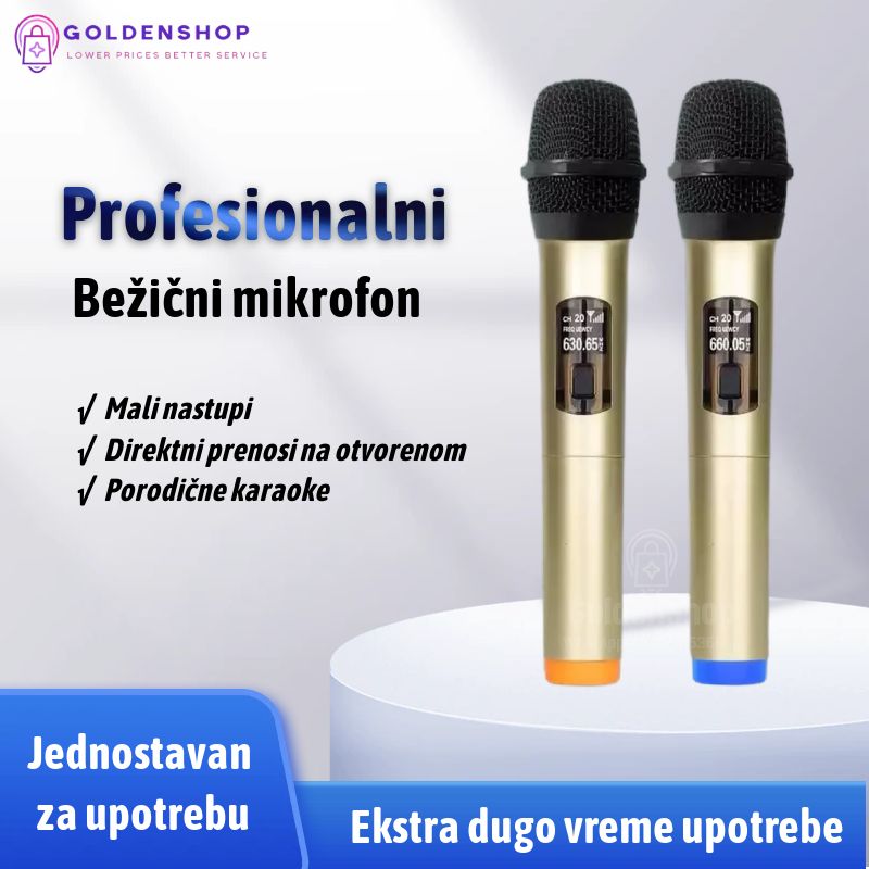 Bežični mikrofon sistem sa dva mikrofona SHURE SM-820A
