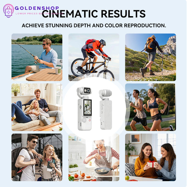 4K Akciona Kamera Q8 Gimbal 180 WiFi NOVO
