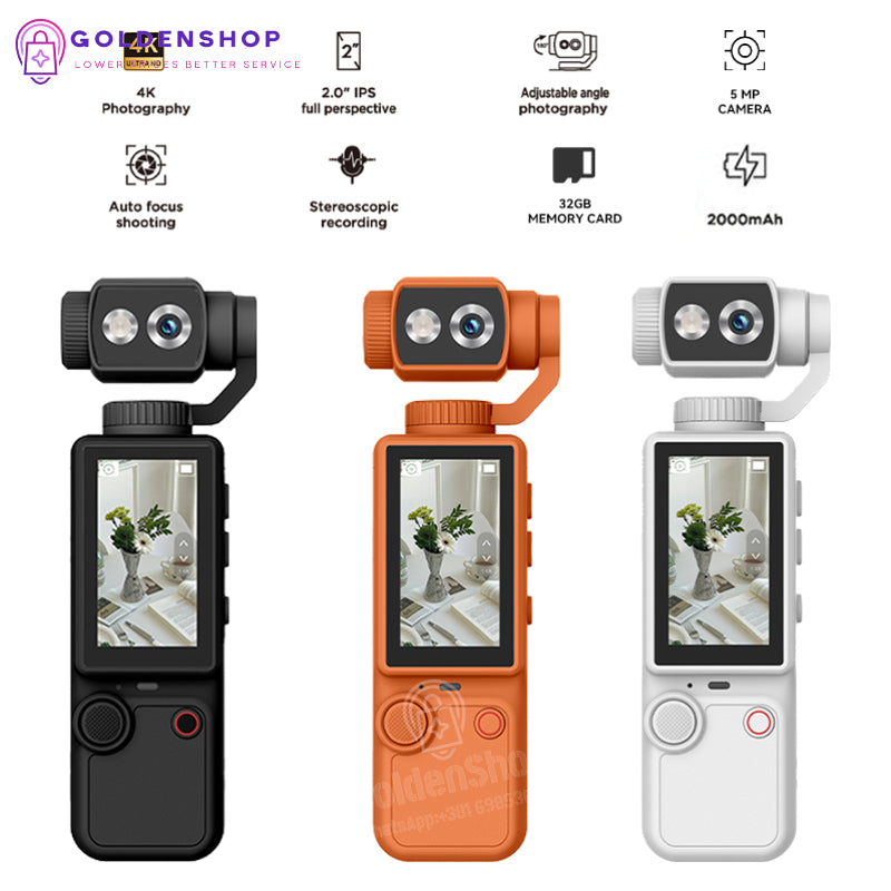 4K Akciona Kamera Q8 Gimbal 180 WiFi NOVO