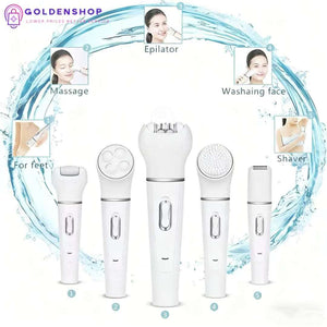 Depilator 5u1 Masazer Aparat za lice i telo 5u1 aparat