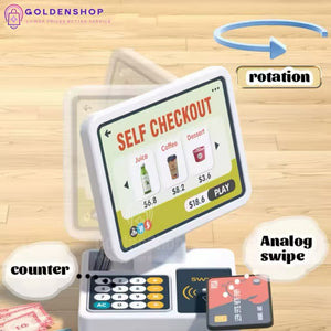 Supermarket za decu prodavnica sa kasom