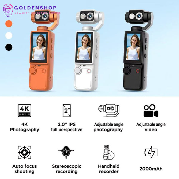 4K Akciona Kamera Q8 Gimbal 180 WiFi NOVO