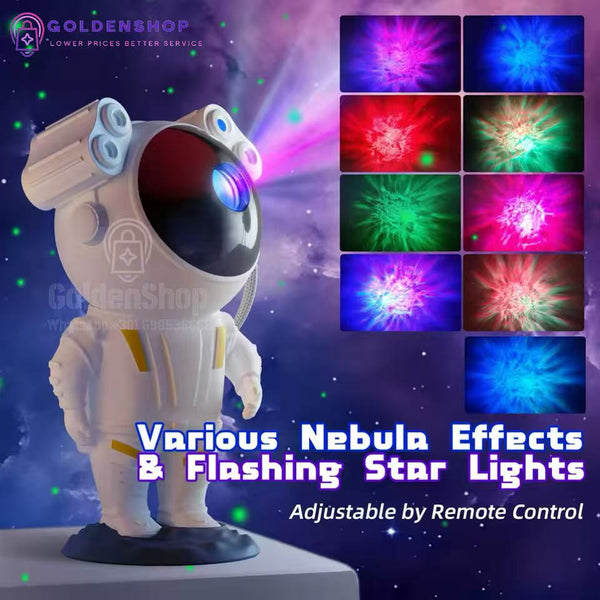 Lampa zvezdano nebo Galaxy projektor Astronaut