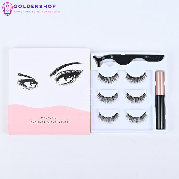 Magnetne trepavice set + magnetni ajlajner