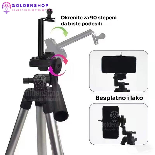 Tripod Stativ za telefon Tronožac za telefon i aparat