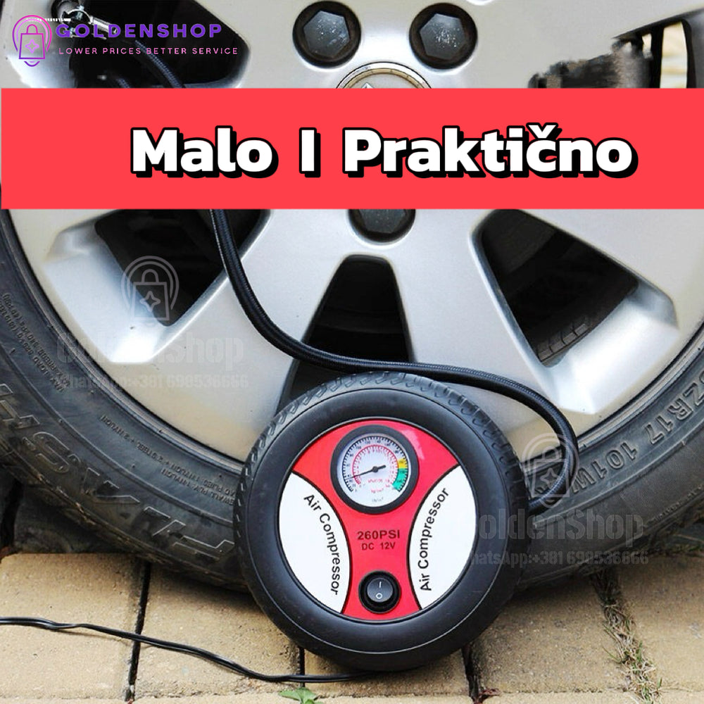 Kompresor za auto u obliku tocka