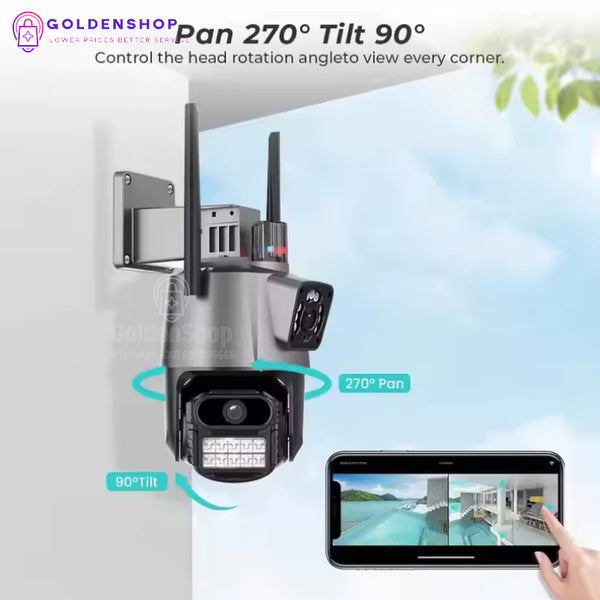 Kamera Dupla kamera PTZ KAMERA Wifi
