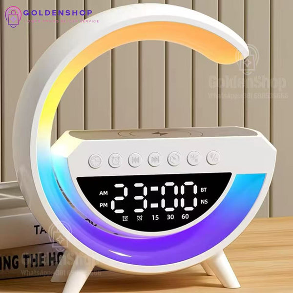 6 u 1 G Lampa Sat Bežični Punjač Zvučnik