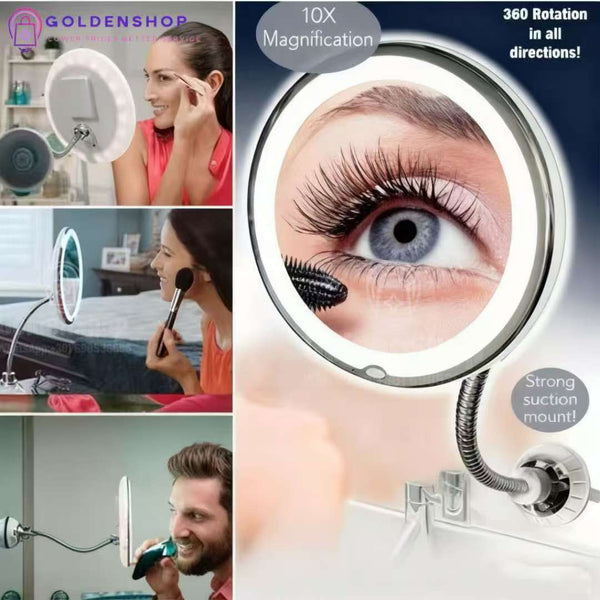 Ogledalo, led svetlo i postolje