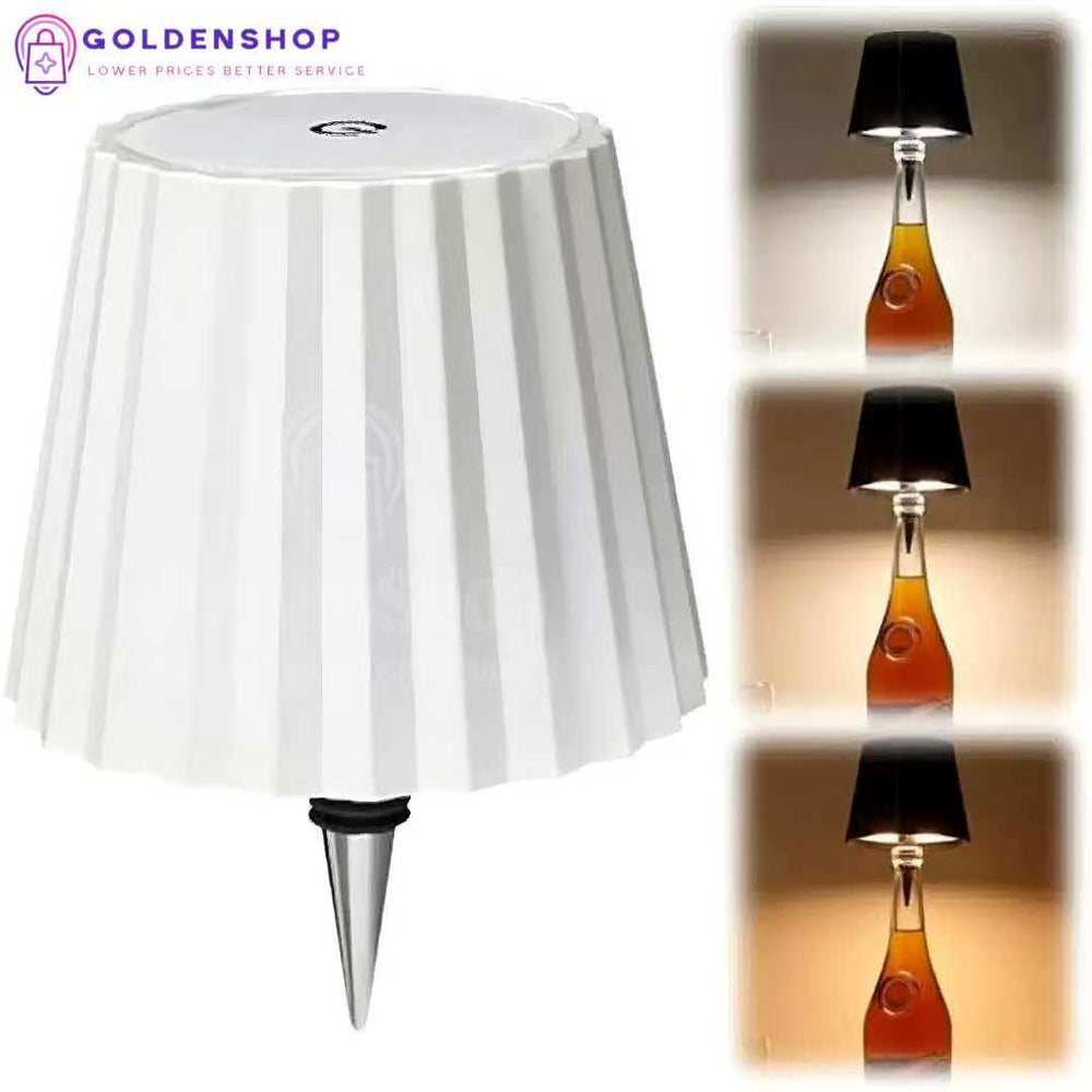 Stona lampa lampa od vinske boce  , kreativna dekorativna lampa