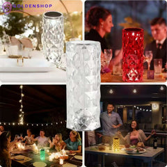 Kristalna LED lampa na dodir
