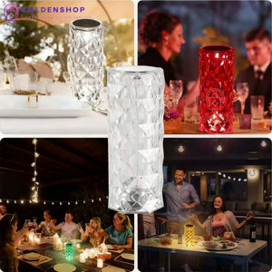 Kristalna LED lampa na dodir
