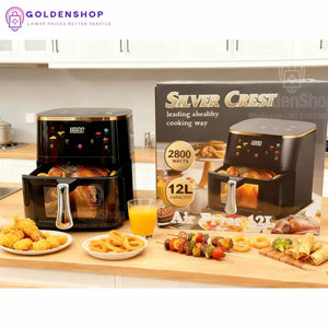 Air Fryer 12 Friteza na vruc vazduh 12L Silver Crest 12L