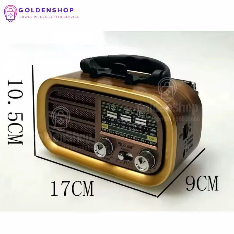 Retro radio sa bt zvucnicima i punjivom baterijom GOLON RX-BT618