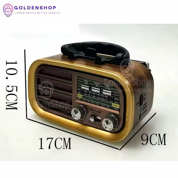 Retro radio sa bt zvucnicima i punjivom baterijom GOLON RX-BT618