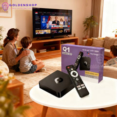 Smart TV Box Android 14 Q1 4/64GB | Dual WiFi 8K Podrška