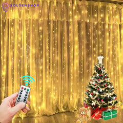 Lampice Novogodisnje lampice 3x3 Led lampice Zavesa lampice