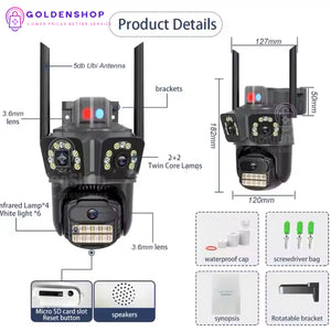 Kamera Dupla kamera PTZ KAMERA Wifi kamera Dupla kamera