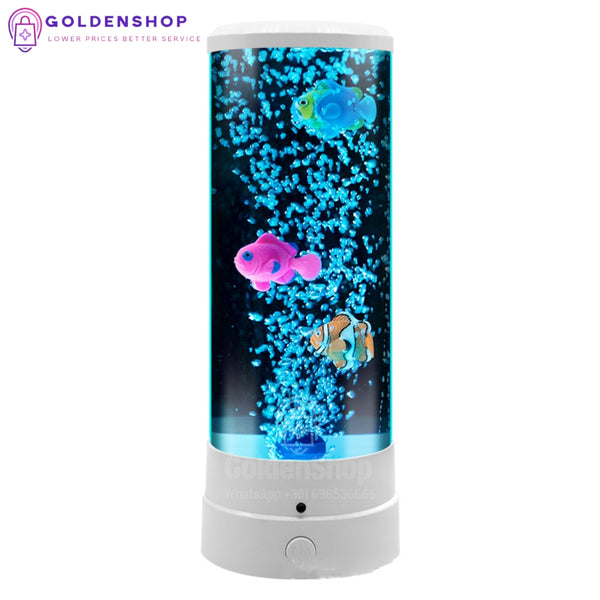 Led Lampa Akvarijum-led lampa sa plivajucim meduzama i ribic