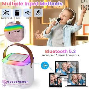 Karaoke Bluetooth Rgb Prenosni Zvucnik sa mikrofonom