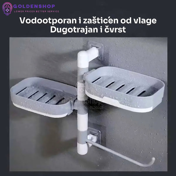 Polica za kupatilo Visenamenska polica Drzac za sapune