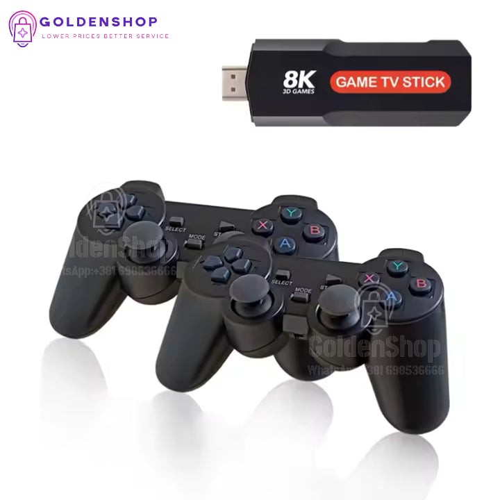 8K Game TV Box Stick Gaming Box, Wireless Controller, 64GB