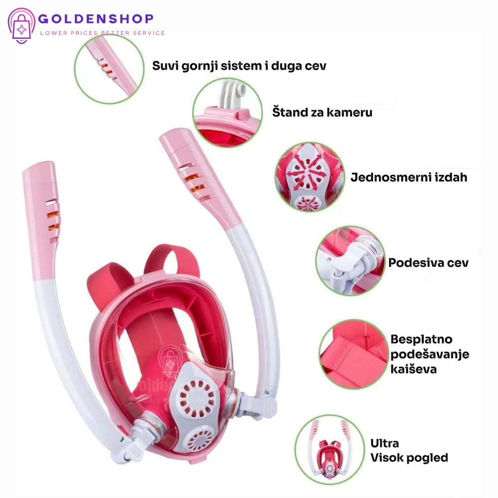 PROFESIONALNA maska za ronjenje