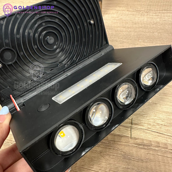 Solarna zidna lampa 8 LED – jaka svetlost, senzor, vodootporna