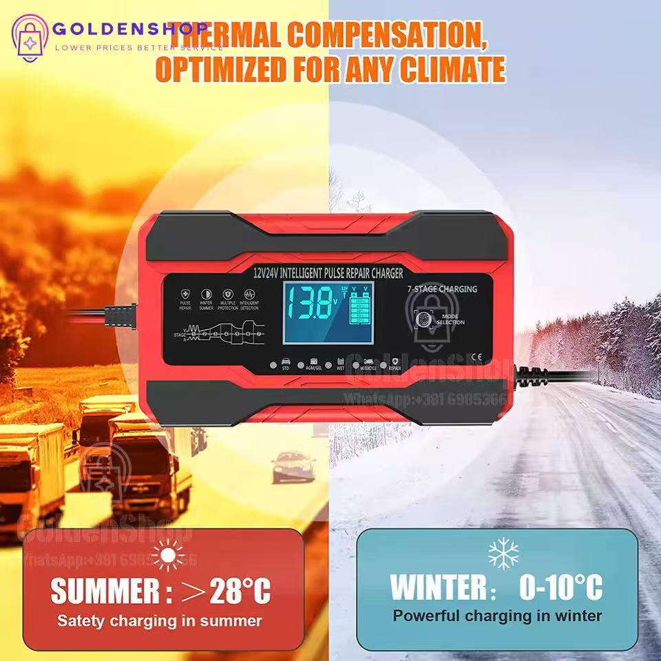 Automatski punjač za akumulator - 12V - 6A