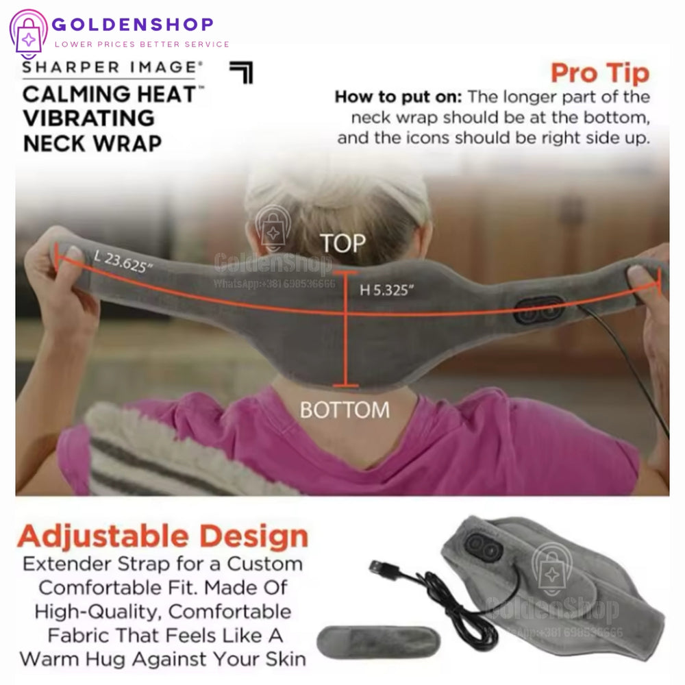 Grejač za vrat - Jastuk za vrat sa grejačima-Masažer za vrat