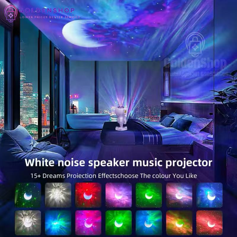 Astronaut LED Galaxy lampa projektor zvezdanog neba