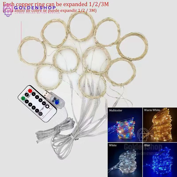 Lampice Novogodisnje lampice 3x3 Led lampice Zavesa lampice