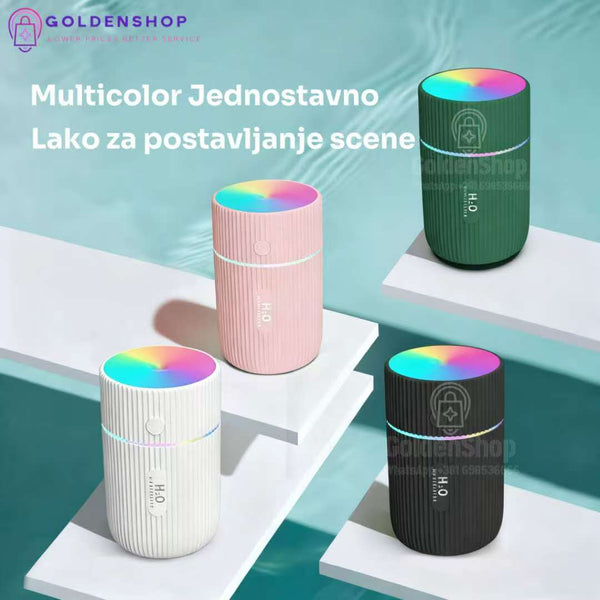 Osvezivac Vazduha - Aroma Led Difuzer - Auto H2O Beli