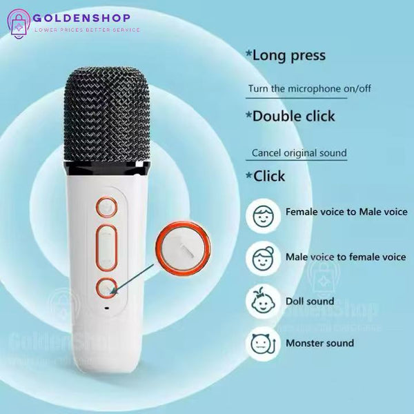 Karaoke Bluetooth Rgb Prenosni Zvucnik sa mikrofonom