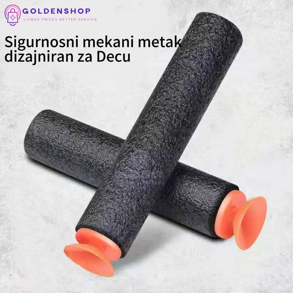 Pistolj rucni sa gumenim metcima