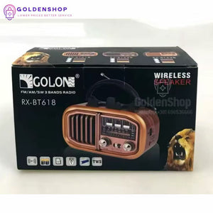 Retro radio sa bt zvucnicima i punjivom baterijom GOLON RX-BT618