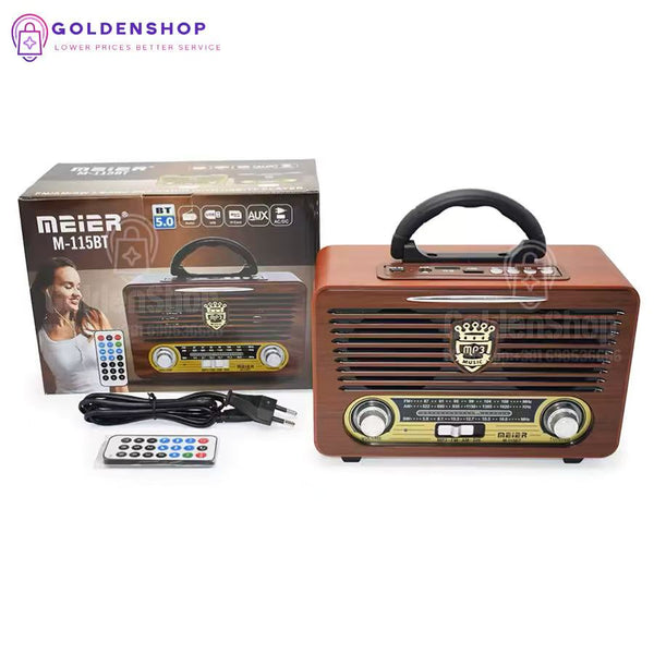 Radio tranzistor - Retro USB Micro SD (Meier M-115BT)