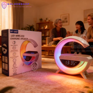 6 u 1 G Lampa Sat Bežični Punjač Zvučnik