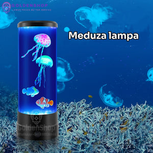 Led Lampa Akvarijum-led lampa sa plivajucim meduzama i ribic