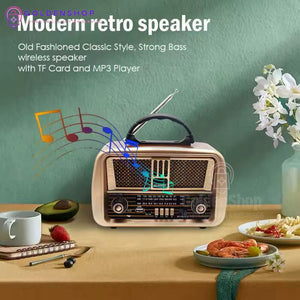 Radio FM radio Bluetooth - retro dizajn NS-8068BT