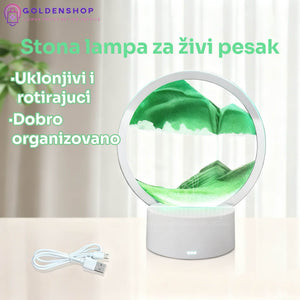 Dekorativna pesak lampa USB lampa Pesak