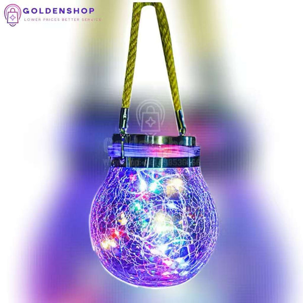 Solarne lampe Stakleni fenjer Lampa Ukrasna lampa 2kom