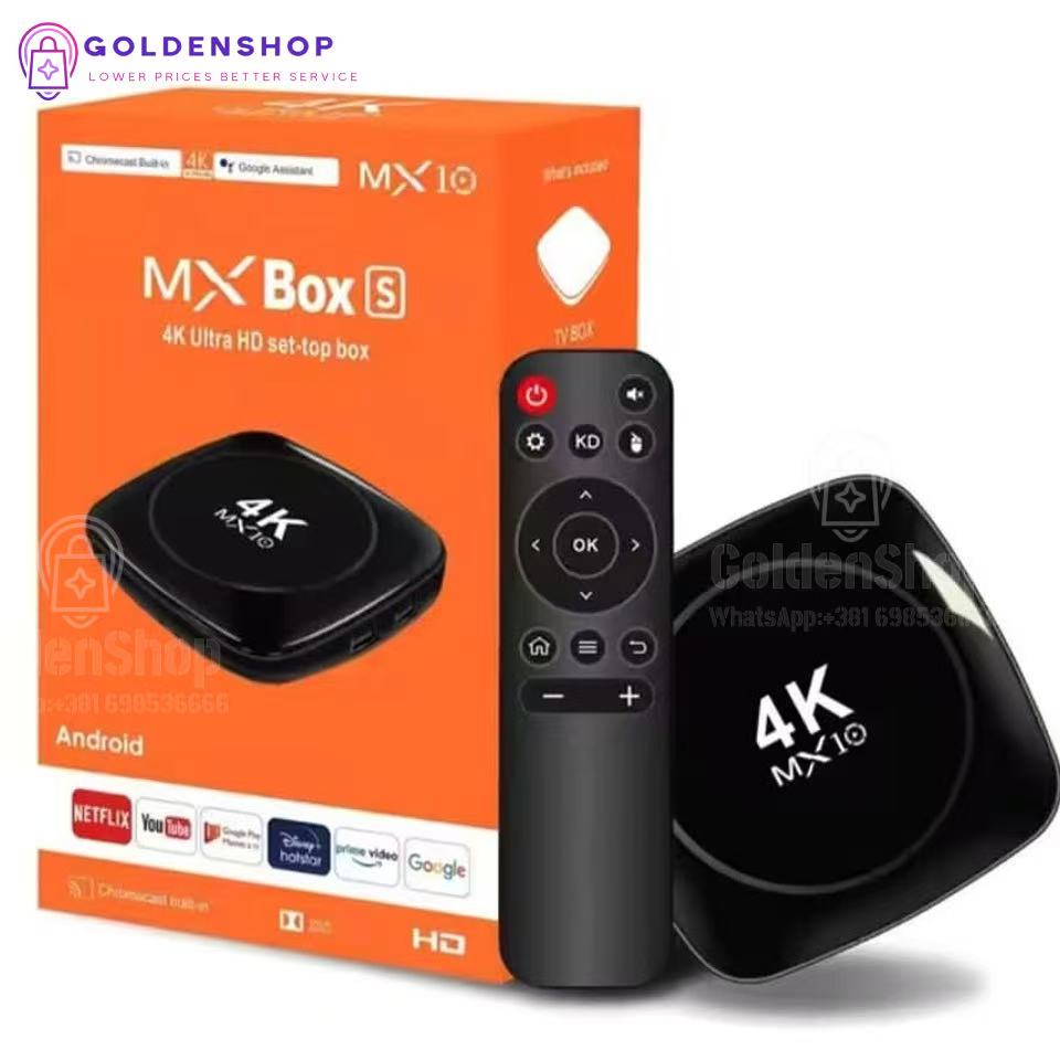 Smart TV BOX Android MxBox10-s 4/64GB 2.4/5G-WIFI Android 14