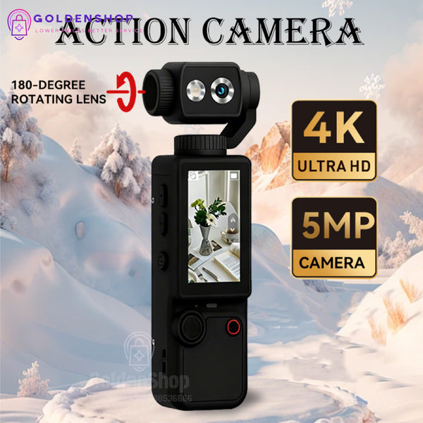 4K Akciona Kamera Q8 Gimbal 180 WiFi NOVO