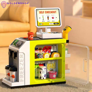 Supermarket za decu prodavnica sa kasom