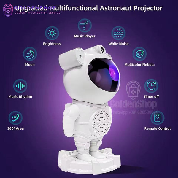 Astronaut LED Galaxy lampa projektor zvezdanog neba